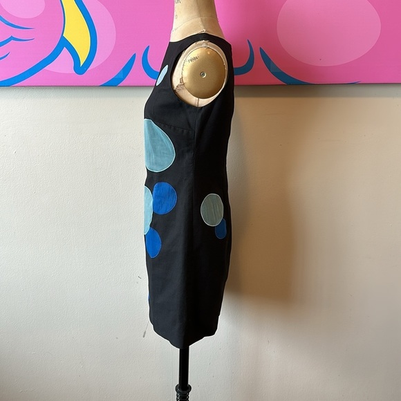 Moschino Cheap Chic Black Polka Dot Shift Dress The Nanny - Picture 4 of 10